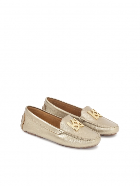 Arany mokaszinok kényelmes talppal  KITE