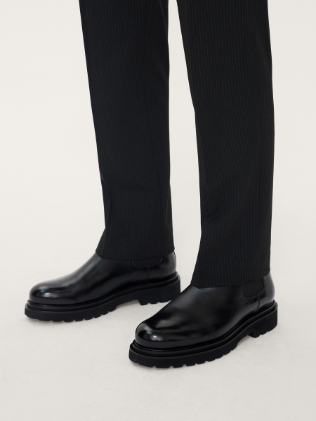 Szigetelt bőr Chelsea csizma EDVIN