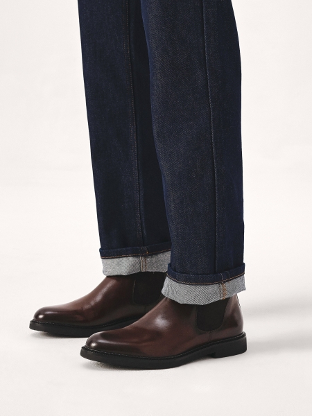 Barna férfi Chelsea csizma DENNISS