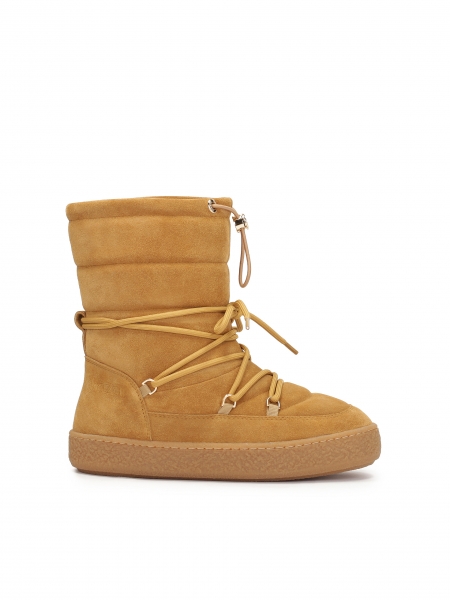 Szarvasbőr hócsizma magas felsőrésszel RONJA