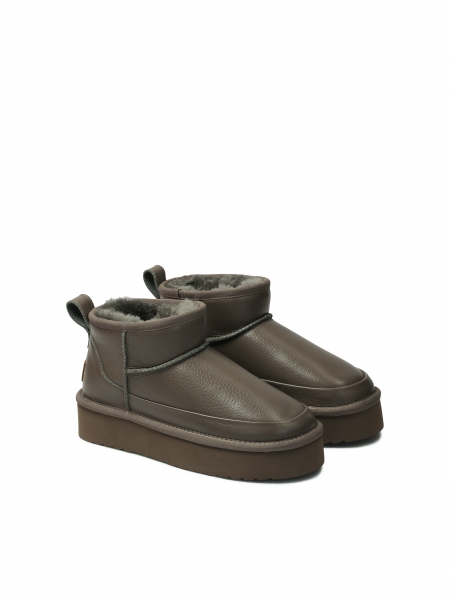 Női hócsizma vastagabb talpú  ZULA