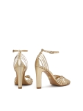 Arany szandál szőtt pántokkal FREESIA