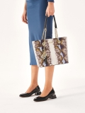 Színes válltáska kígyó mintával JASMINE