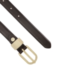 Sötétbarna bőr öv NOBLE
