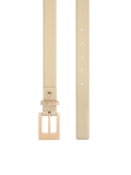Bézs színű öv aláírt övhurokkal  SALLE