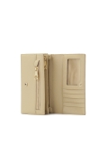 Bézs színű pénztárca egzotikus dombornyomással díszítve SANTI
