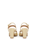 Bézs színű tűsarkú szandál MARCIE