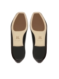 Fekete bőr balerinák KS SOLEIL