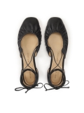 Fekete balerinák nyitott felsőrésszel KS SOLEIL