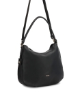 Fekete bőr hobo táska KELLY