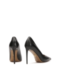 Fekete cipő elegáns sarokkal DOMINGA