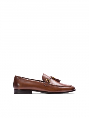 Férfi barna loafer