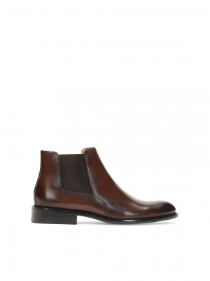 Férfi barna Chelsea csizma