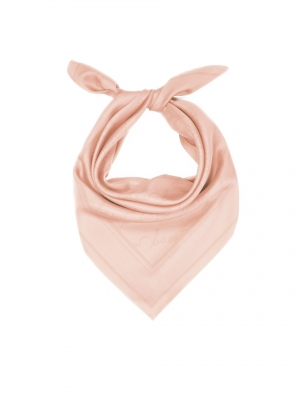 Elegáns selyemsál púderrózsaszínben 