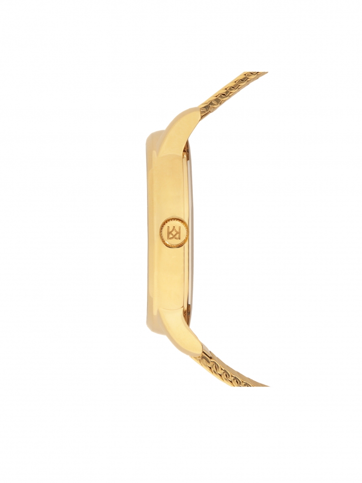 Klasszikus analóg óra hálós karkötőn 