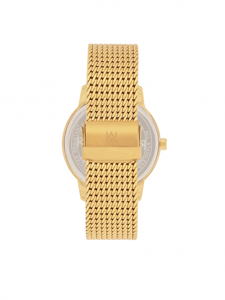 Klasszikus analóg óra hálós karkötőn 