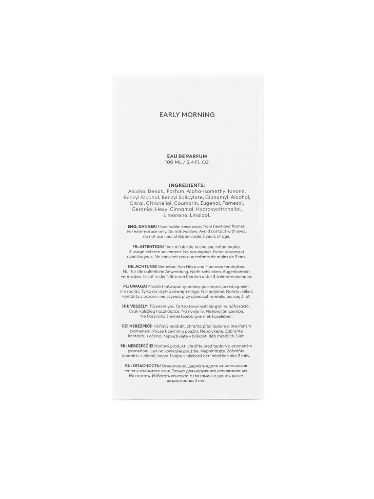 Női Eau de Parfum 100 ml EARLY MORNING