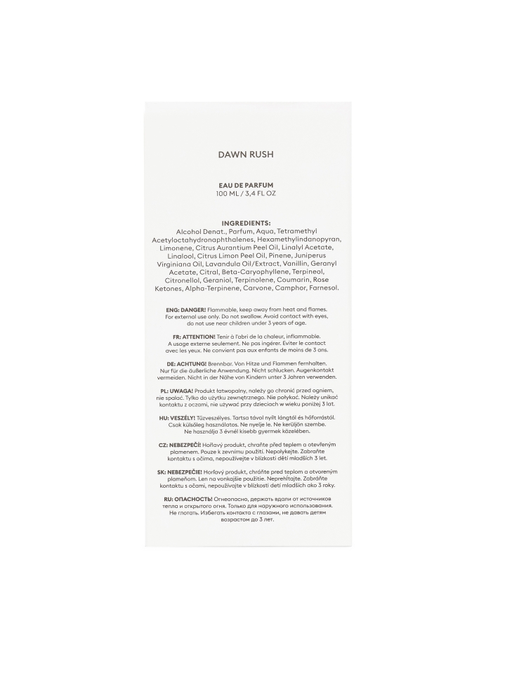 Férfi Eau de Parfum 100 ml DAWN RUSH