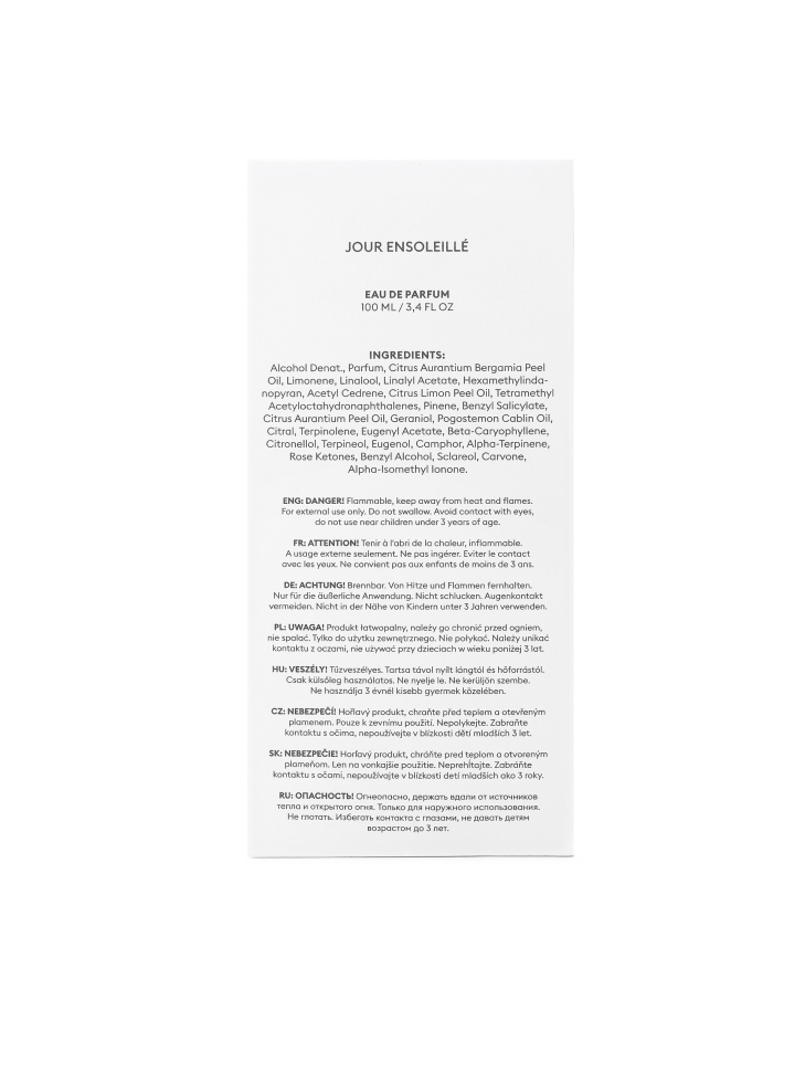 Férfi Eau de Parfum 100 ml JOUR ENSOLEILLÉ