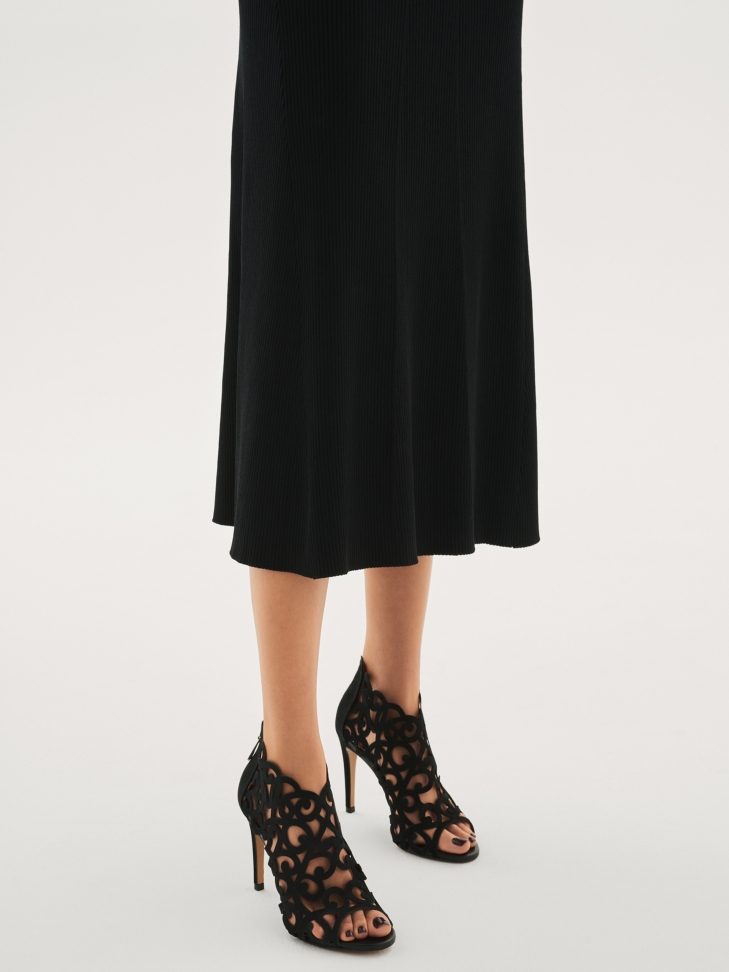 Női fekete szandál MEGAN