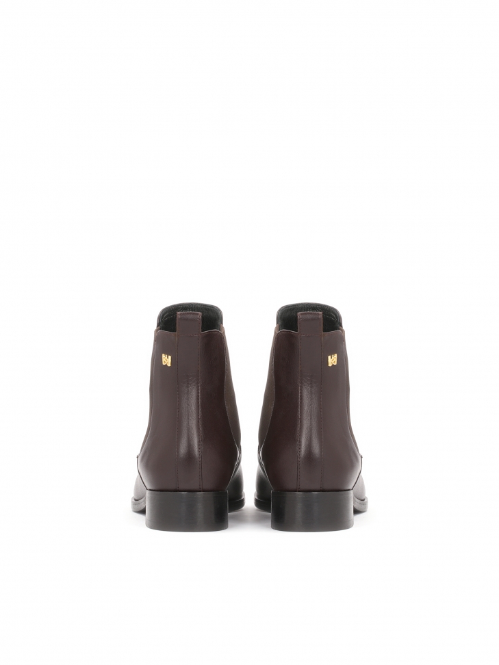 Női sötétbarna Chelsea csizma INCA