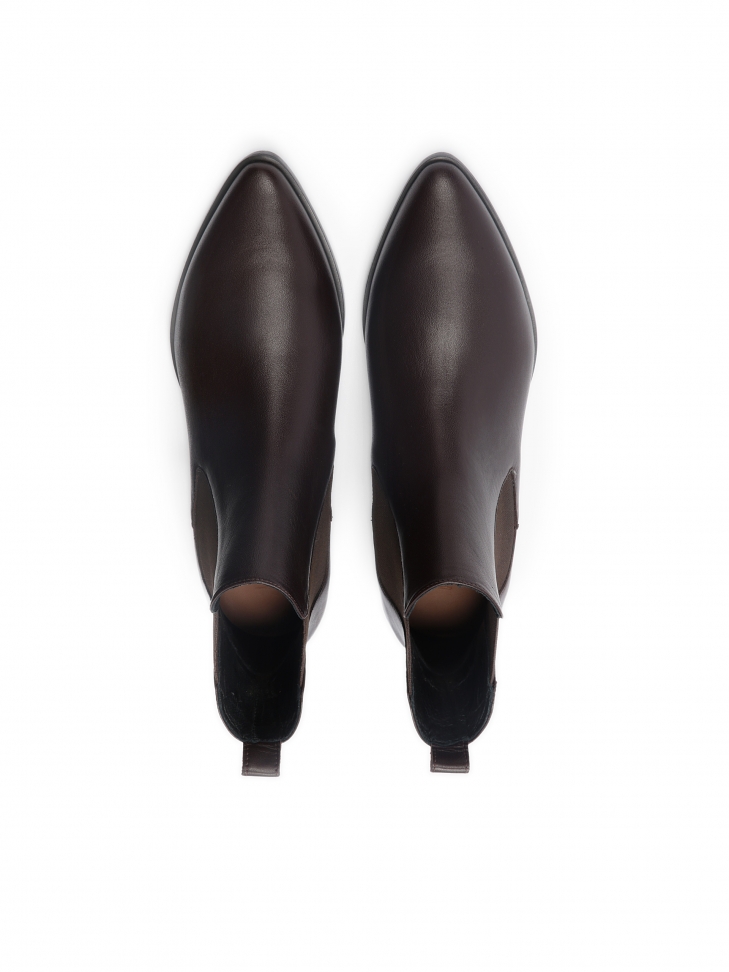 Női sötétbarna Chelsea csizma INCA