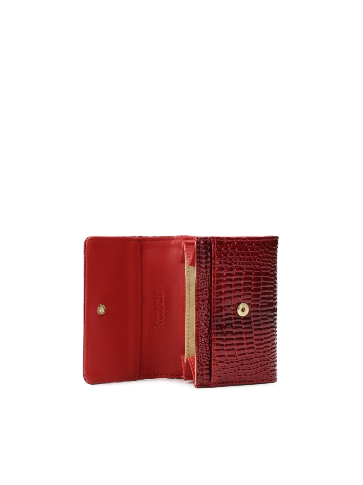 Női piros pénztárca MELLY
