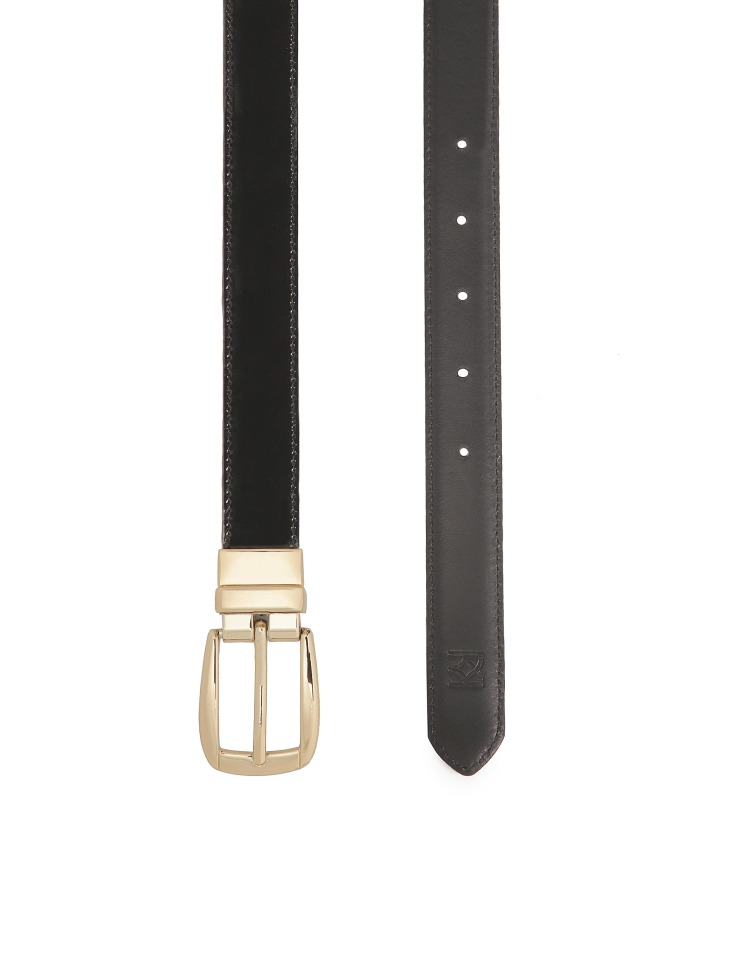 Fekete kétoldalas öv MILL