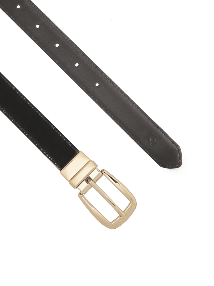 Fekete kétoldalas öv MILL