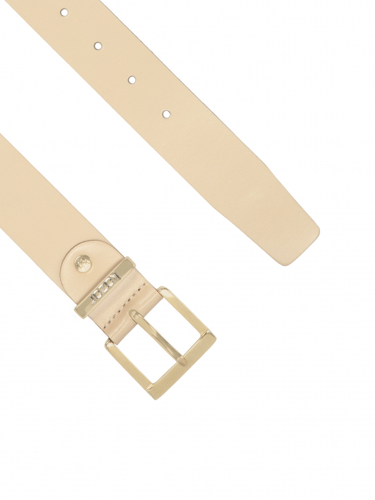 Bézs bőr öv KALMA