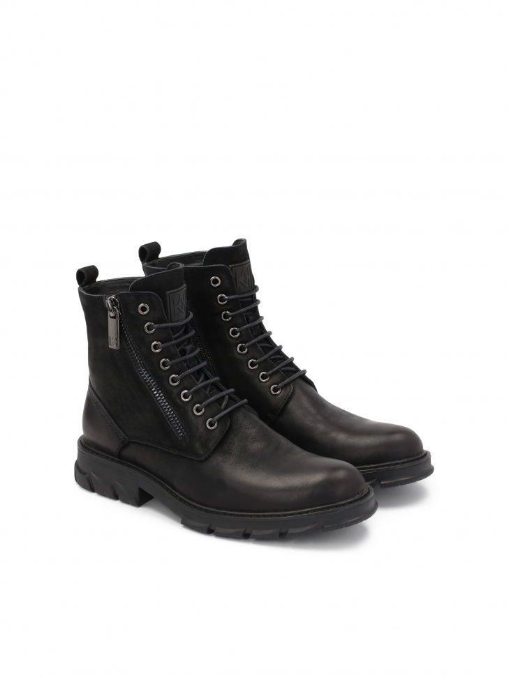 Férfi fekete csizma BERGEN