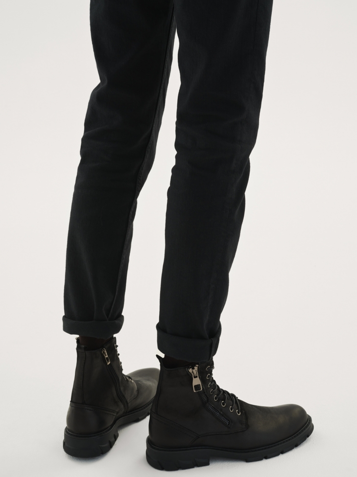 Férfi fekete csizma BERGEN