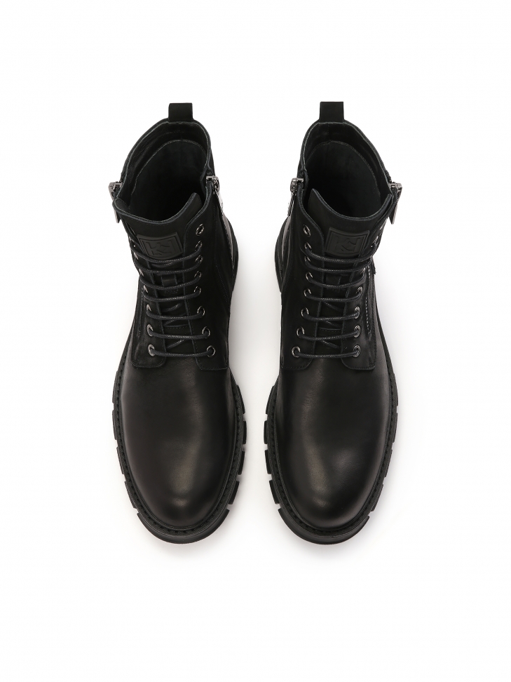 Férfi fekete csizma BERGEN