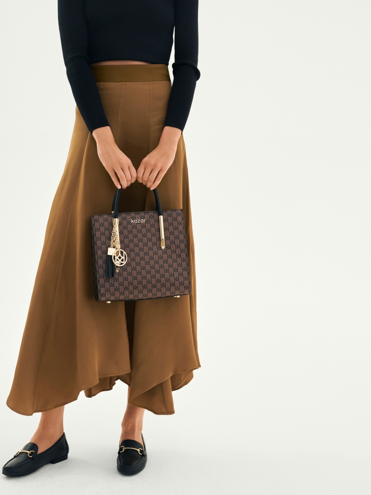 Női fekete mokaszin JANA