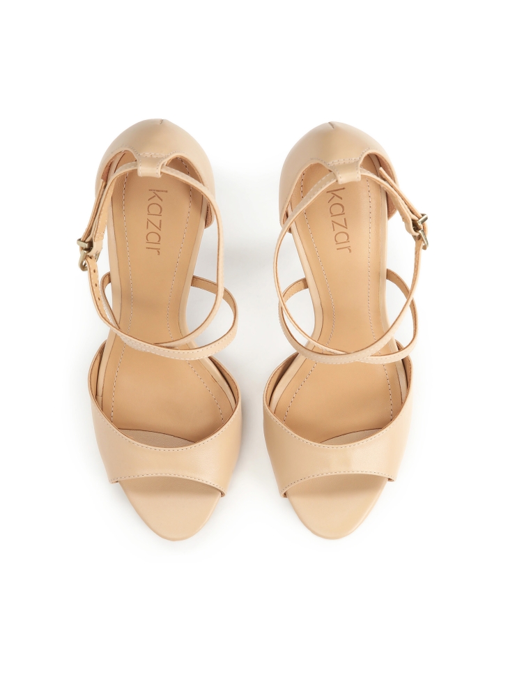 Női bézs színű szandál TERRY