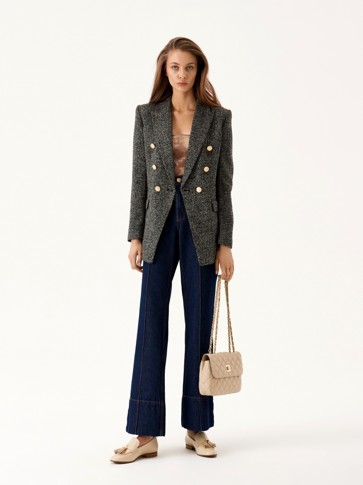 Steppelt puha bőr táska VIDIA S