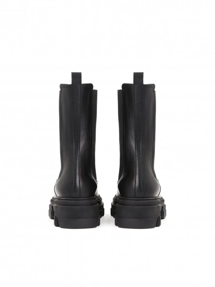 Női fekete bokacsizma EAST