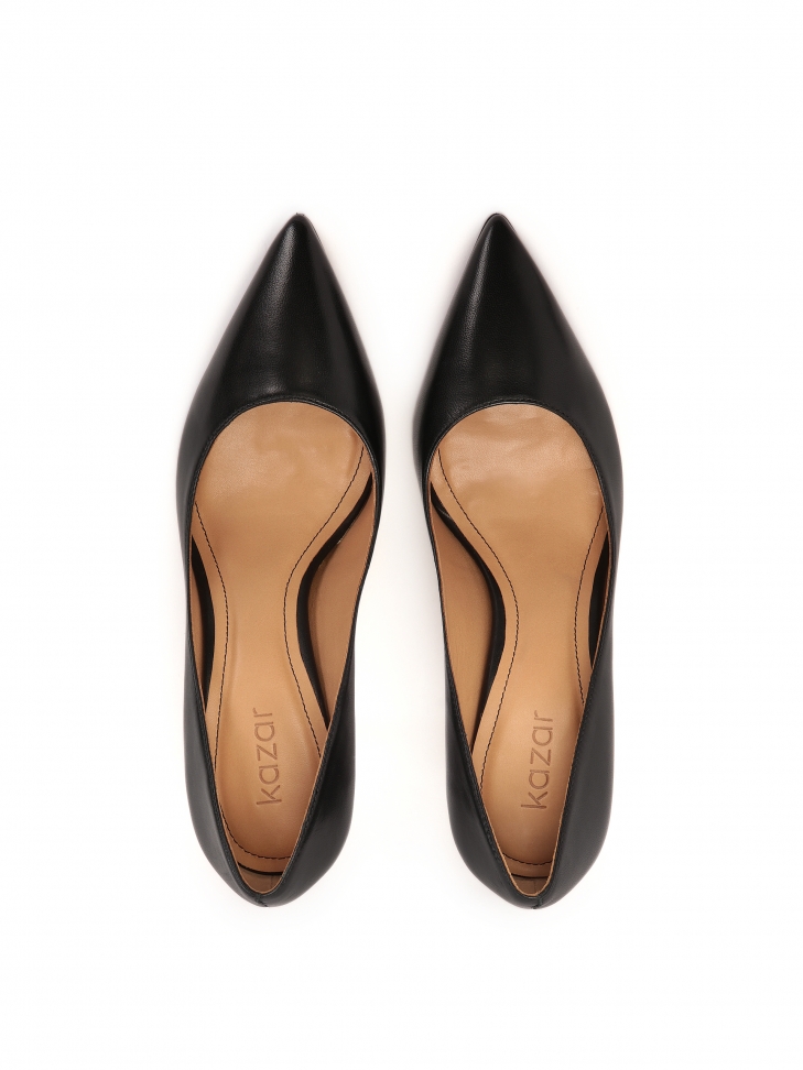 Klasszikus bőrcipő magas tűsarkúval NEW PARIS