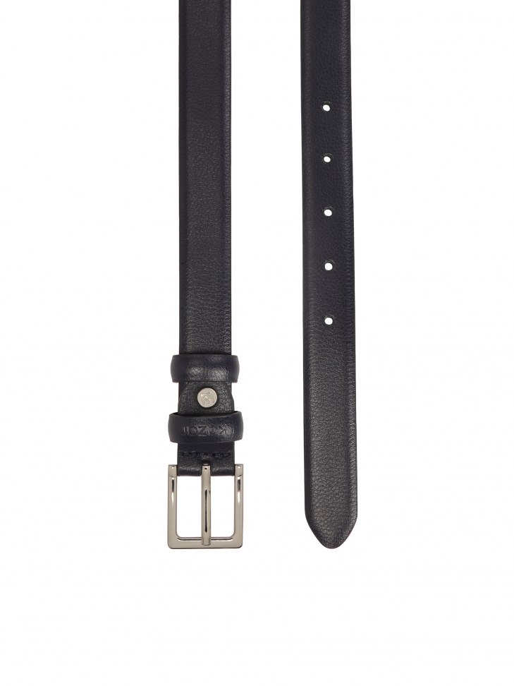 Tengerészkék keskeny bőröv PERKINS