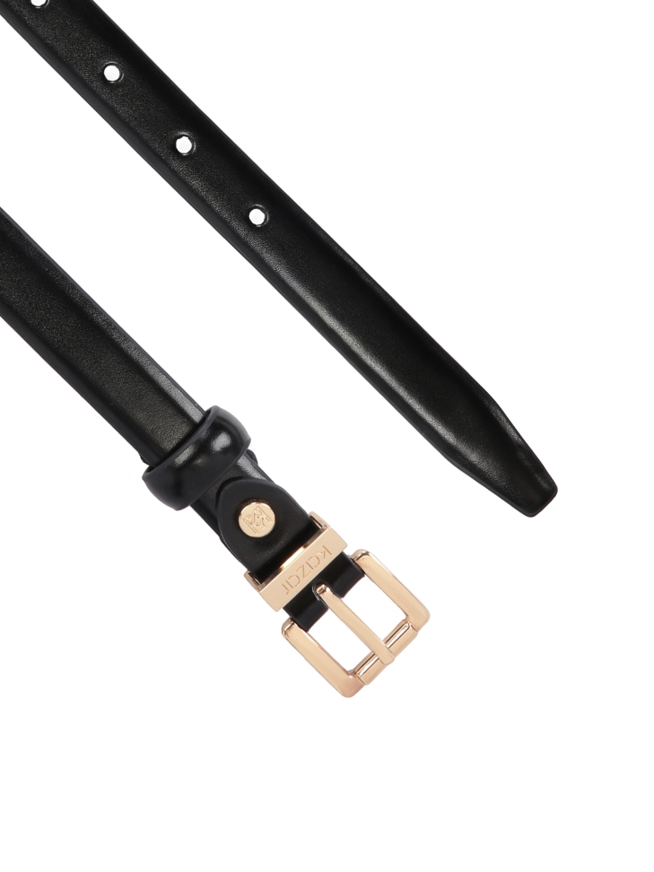 Női keskeny bőröv szögletes csattal SHERRY