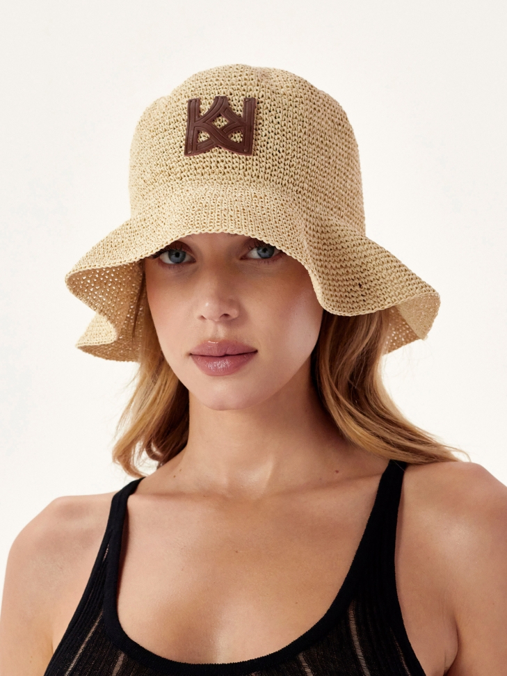 Bézs szalmakalap LAGUNA