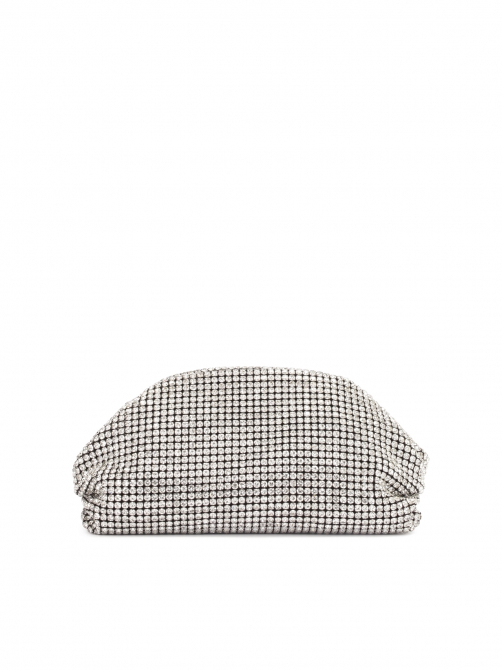 Fényes kézitáska cirkonokkal borítva GLOW