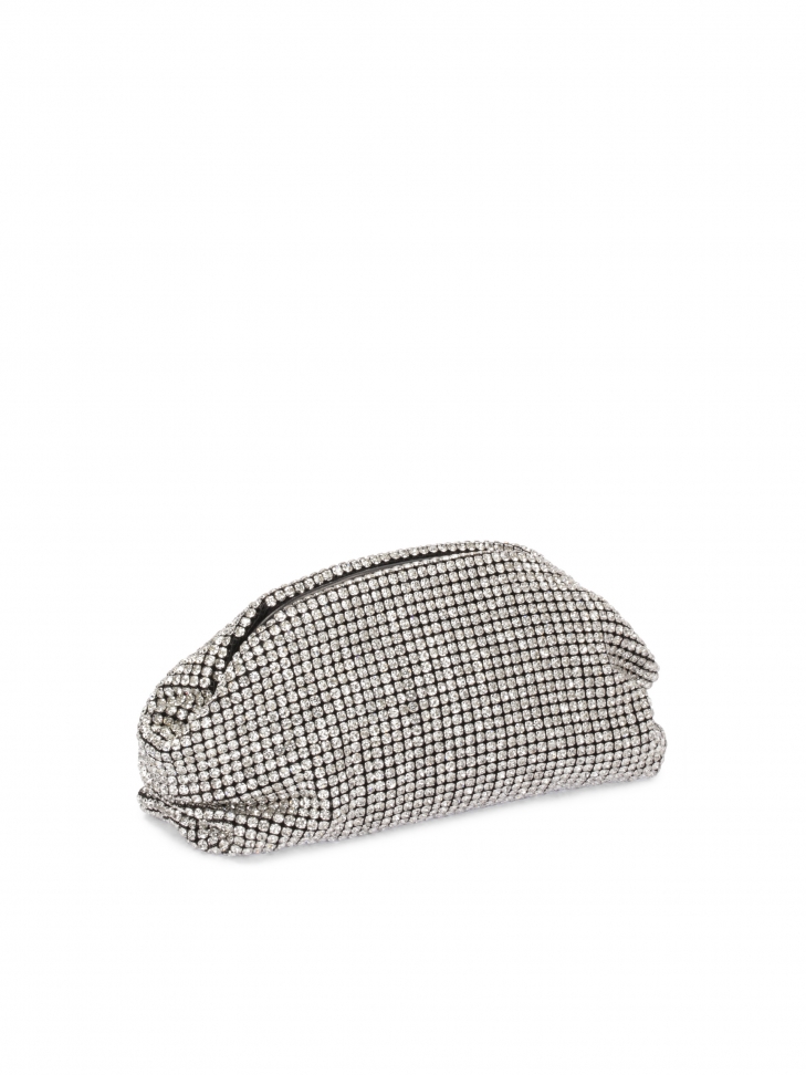 Fényes kézitáska cirkonokkal borítva GLOW