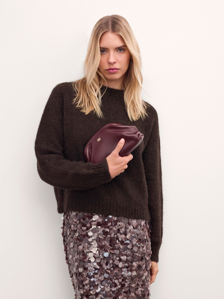 Maroon esti erszényes táska GLOW