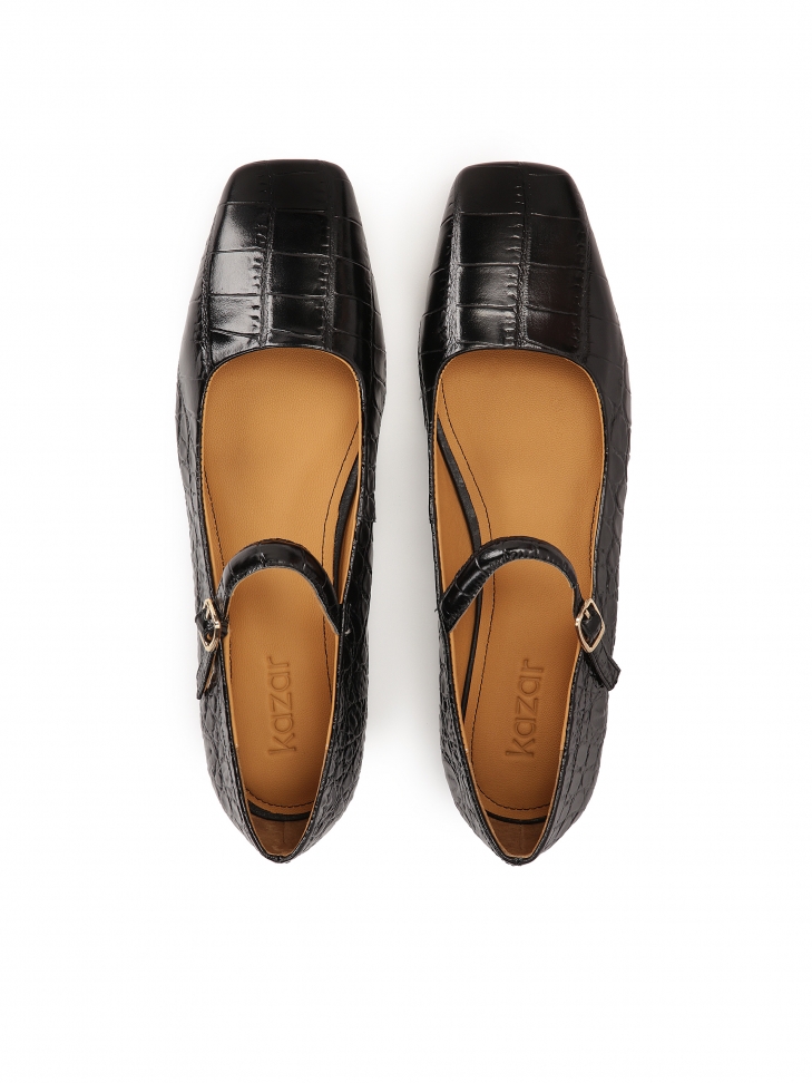 Bélyegzett bőr lapos talpú szivattyú KANGELY