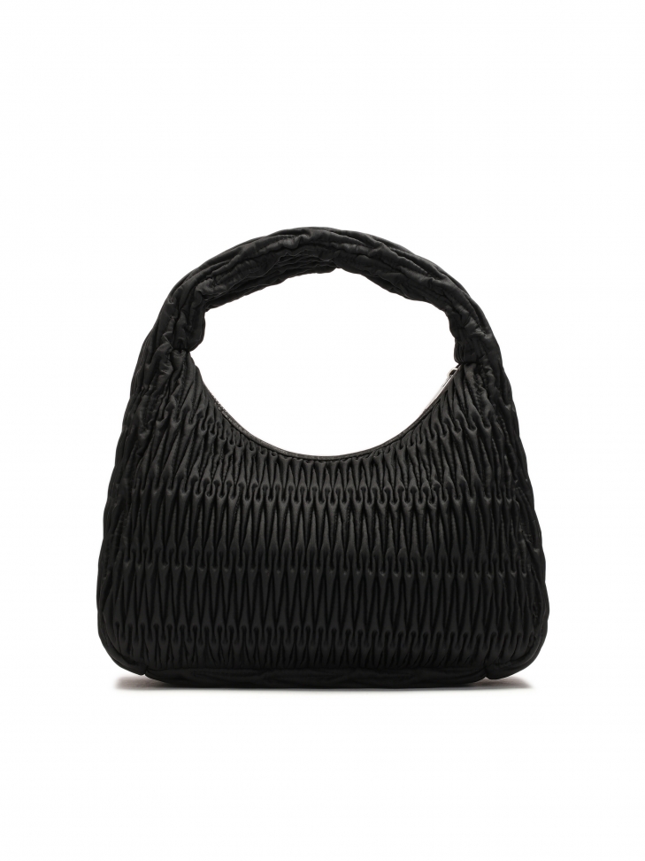 Válltáska feltűnően díszített szövetből MILLE