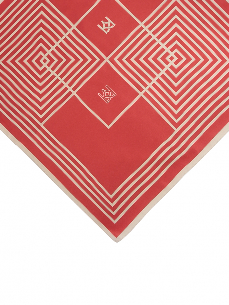 Piros selyem sál HAMLEY