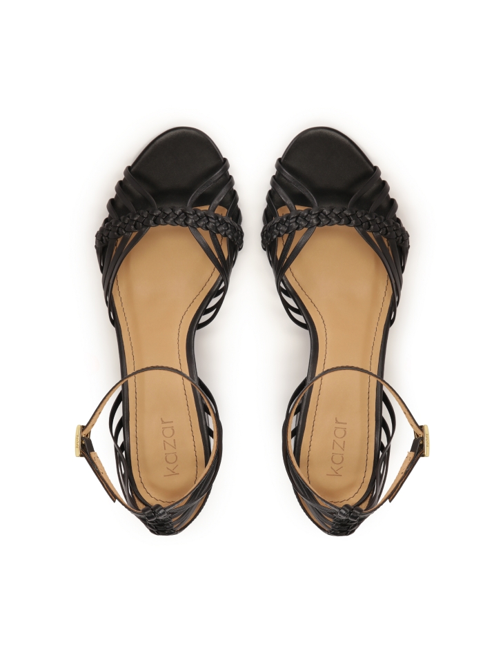 Bőr szandál finom vékony pántokkal DHARMA