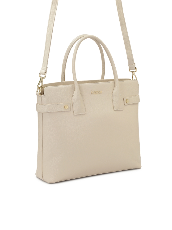 Könnyű bőr aktatáska kézitáska MEGAN