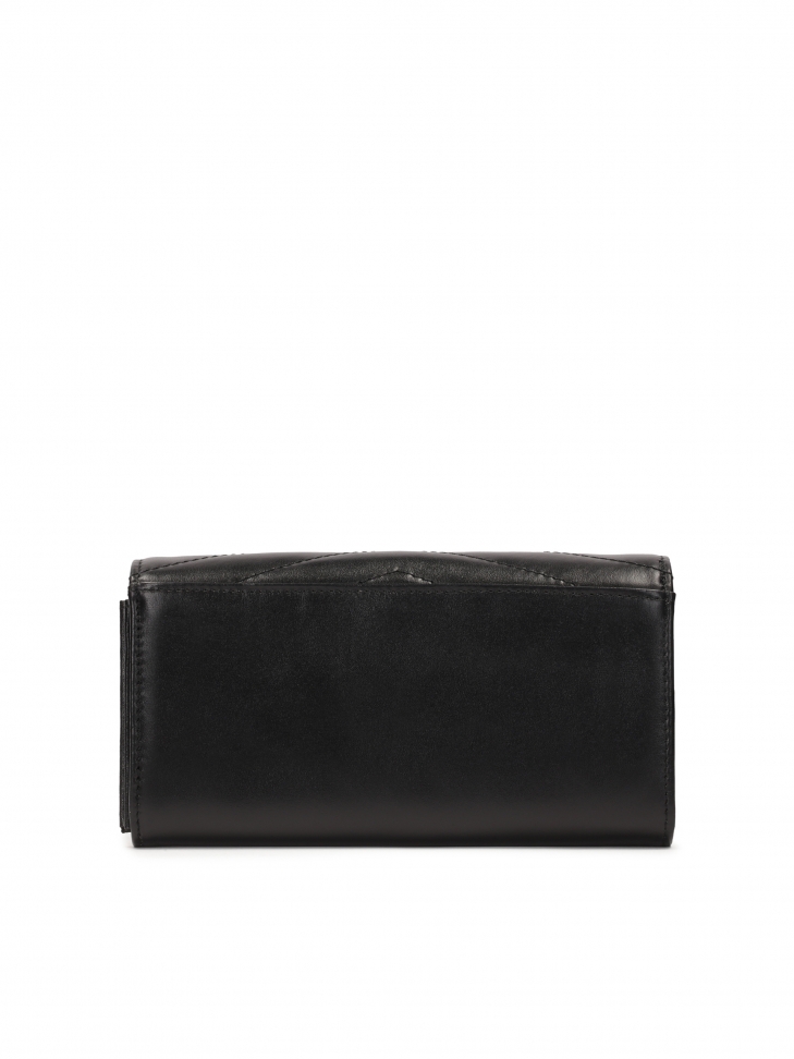 Hosszúkás steppelt pénztárca patenttal JOLENE